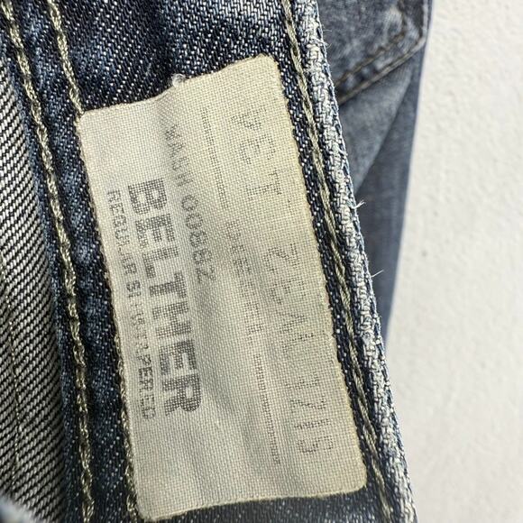 Diesel jeans men's 32x34 Fit 34x33 Blue Belther Regular Slim Tapered Vintage y2k - Picture 12 of 14